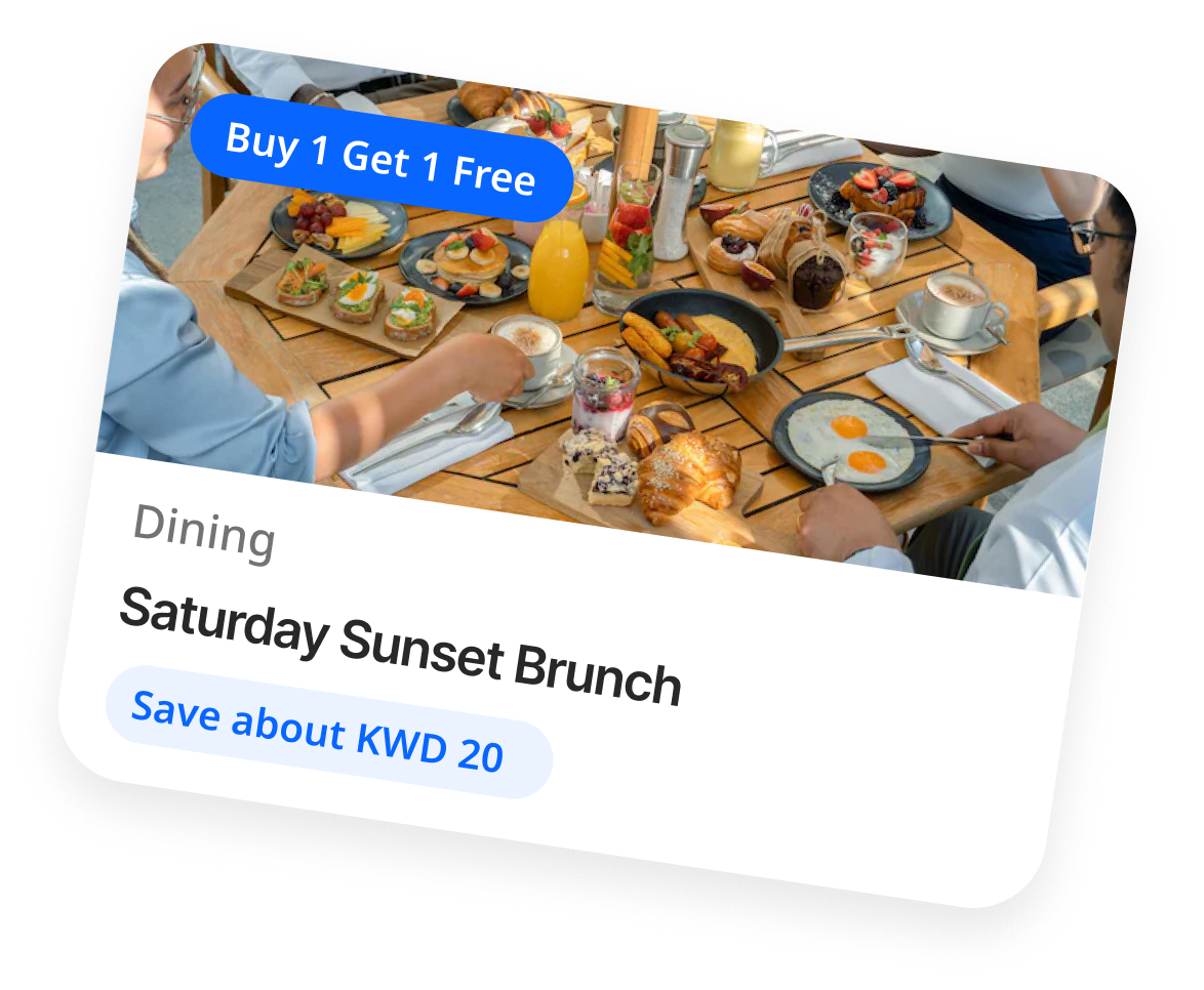 Saturday Sunset Brunch - Dining, save about AED 350