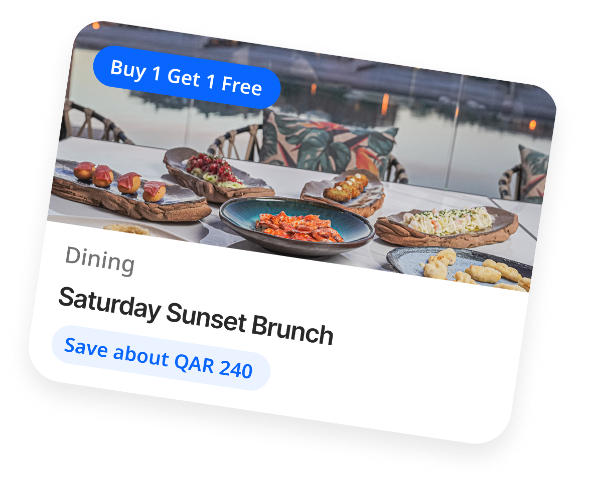 Saturday Sunset Brunch - Dining, save about AED 350