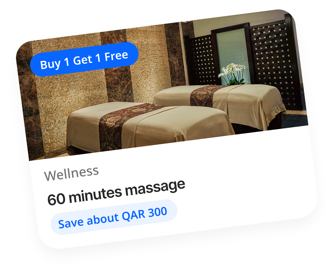 60 minutes massage - Wellness, save about AED 300